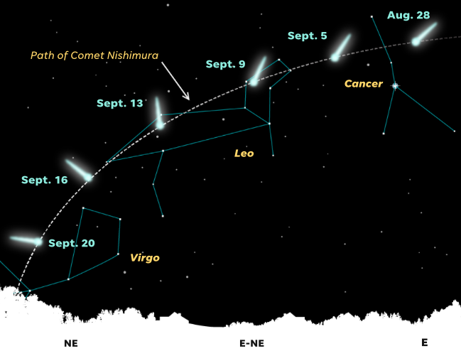 Комета Нисимура: где найти, как и когда можно увидеть | РБК Тренды