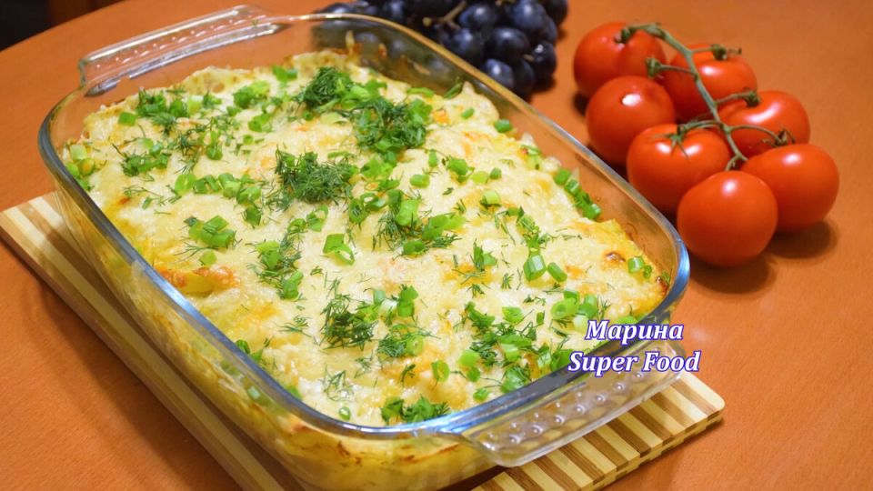 Нежная картофельная запеканка с мясом