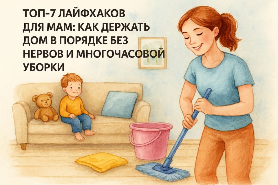 Секреты легкой уборки для современных мам