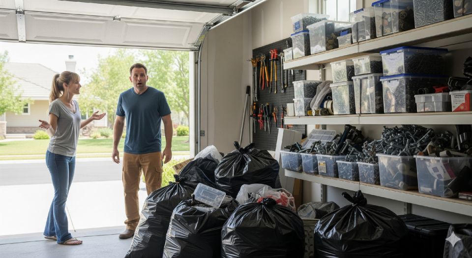 Как порядок в мужском гараже стал источником неожиданного конфликта