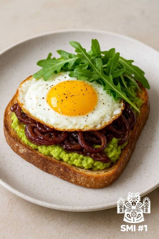 Идеальный бутерброд с авокадо и яйцом