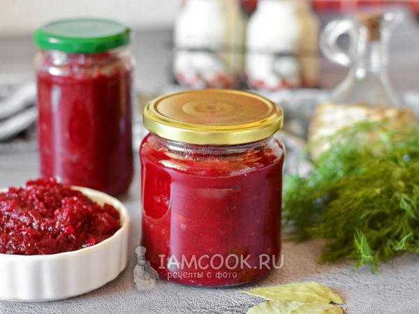 Зимой остаются яркие перекусы из свеклы на зиму