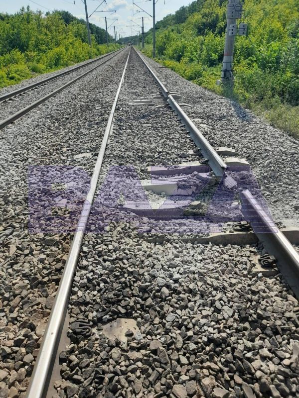 Подрыв произошел на железной дороге в Воронежской области