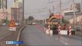 В Красноярске частично перекрыли движение на Копыловском мосту