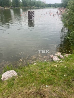 Красноярцы удивились разрешению купаться в озере «Зеркальное»
