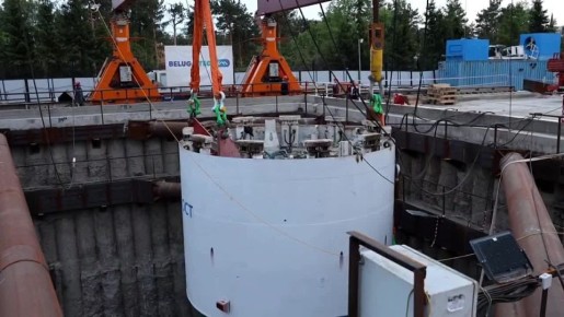 На строительстве красноярского метро сегодня приступили к сборке тоннелепроходческого щита &quot;Анастасия&quot;