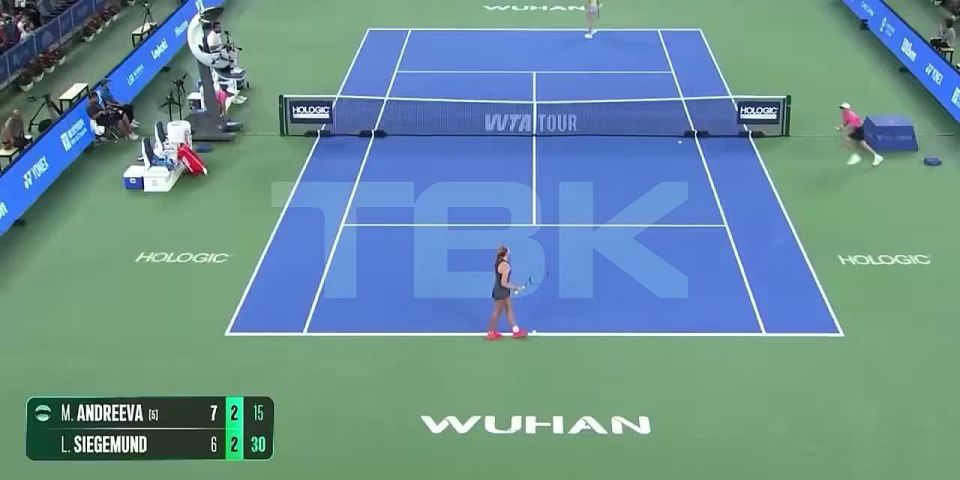 Мирра Андреева выругалась матом про теннис во время матча в Ухане