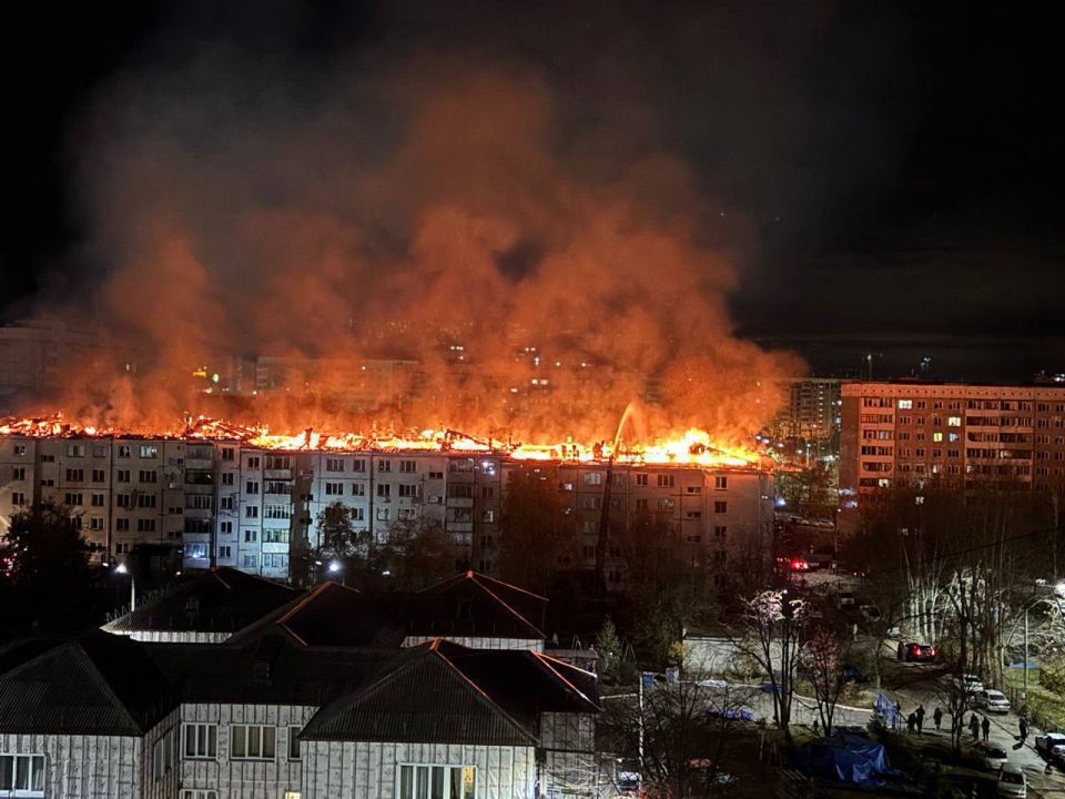 Крупный пожар в Сосновоборске: есть погибший и пострадавшие