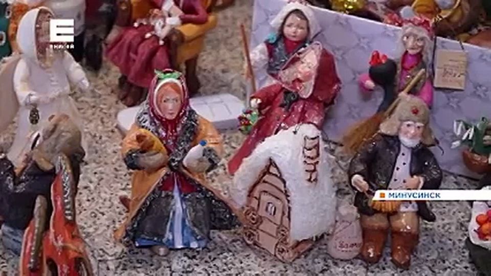 Мастерица из Минусинска делает ретроигрушки из ваты