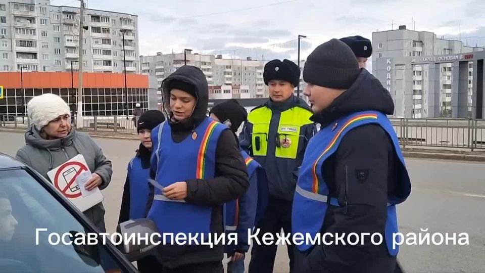 Кежемские госавтоинспекторы и ЮИД продолжают серию профилактических мероприятий в рамках краевой «Декады дорожной безопасности детей»