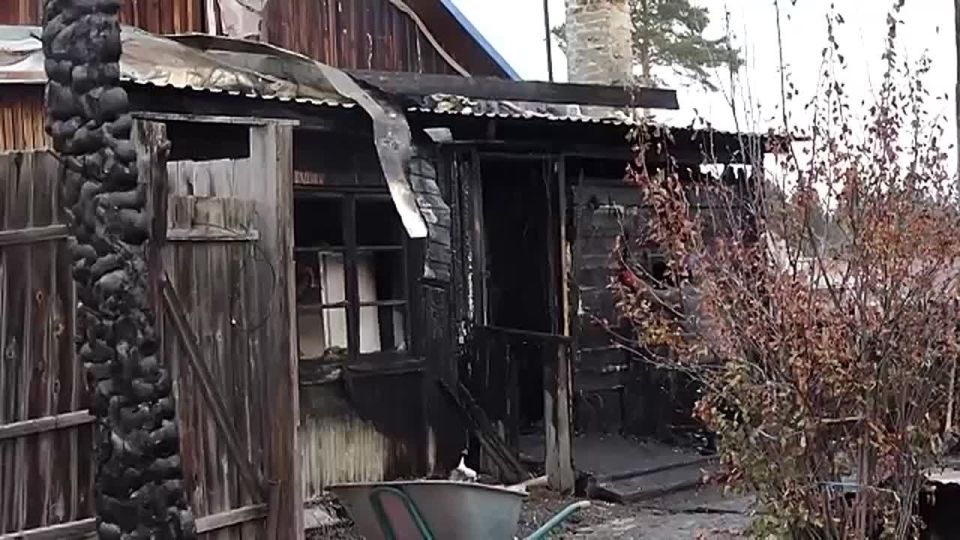 ИЗБИЛ ЖЕНЩИНУ И ПОДЖЁГ ДОМ