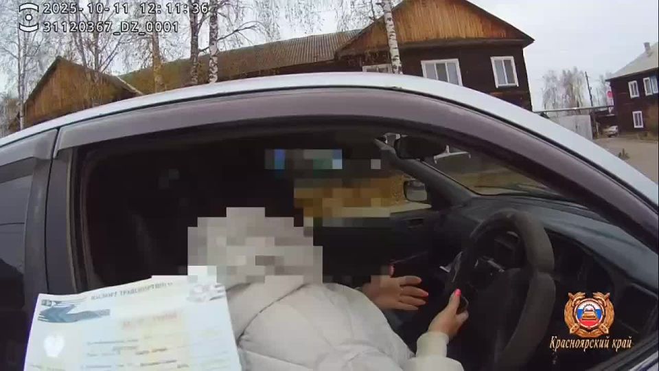 Сотрудники енисейского отделения Госавтоинспекции задержали водителя в состоянии опьянения с ребенком в машине