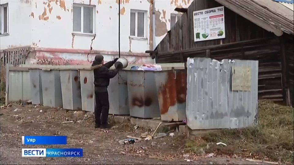 В Уяре участились возгорания мусорных контейнеров