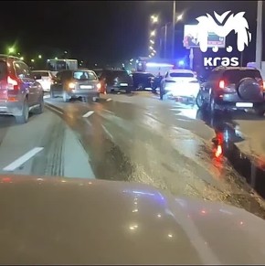 "Порш Макан" автоблогера Ильи Левченко попал в жёсткое ДТП на Свердловской в Красноярске