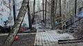 Аварийная работа электрооборудования привела к крупному пожару в парке-отеле под Красноярском