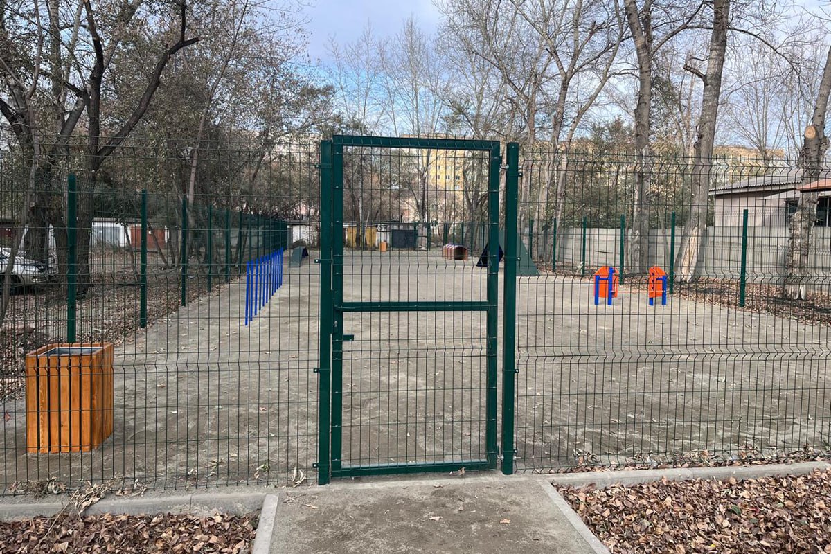 В Красноярске открываются новые площадки для выгула собак