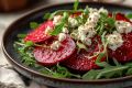Салат с козьим сыром, свеклой и руколой: изысканный вкус для вашего стола
