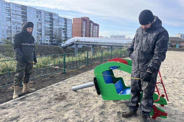 В Советском районе Красноярска преображают сразу два общественных пространства В Советском районе Красноярска преображают сразу два общественных пространства
