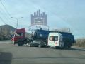На Свердловской образовалась пробка из-за ДТП с фурой