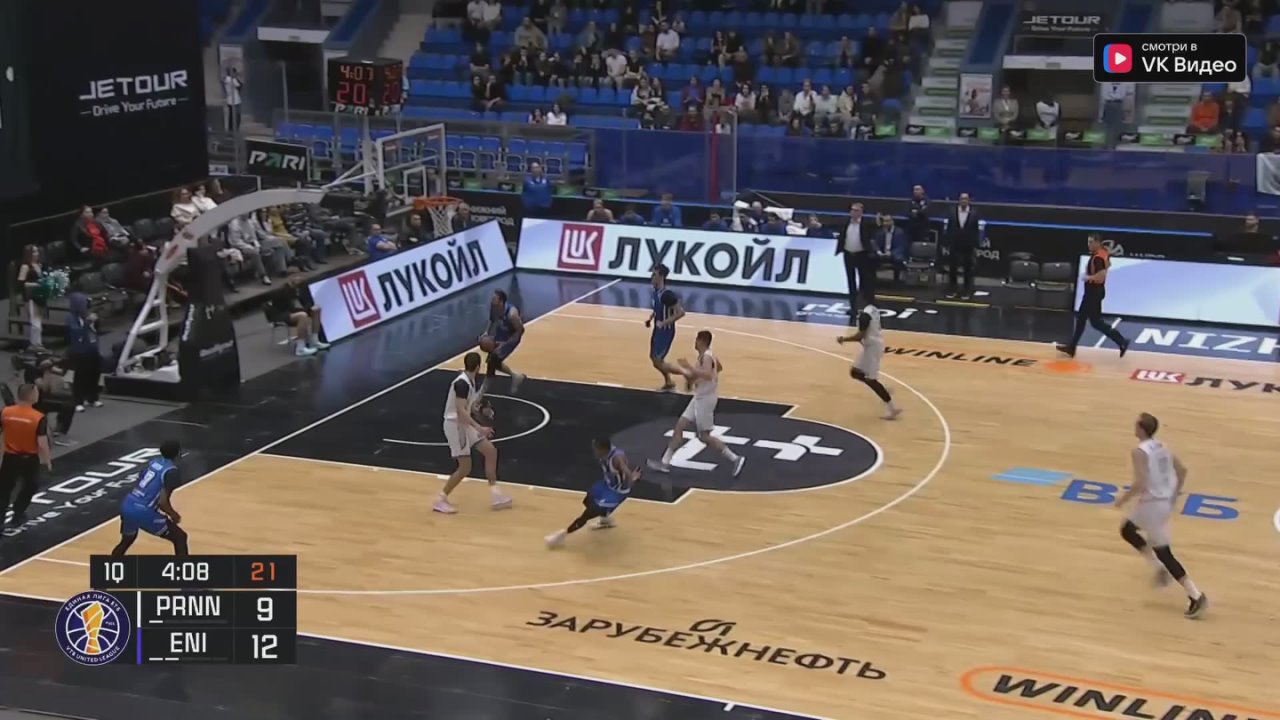 «Енисей» одержал первую победу в сезоне со счётом 61:80 в Нижнем Новгороде!