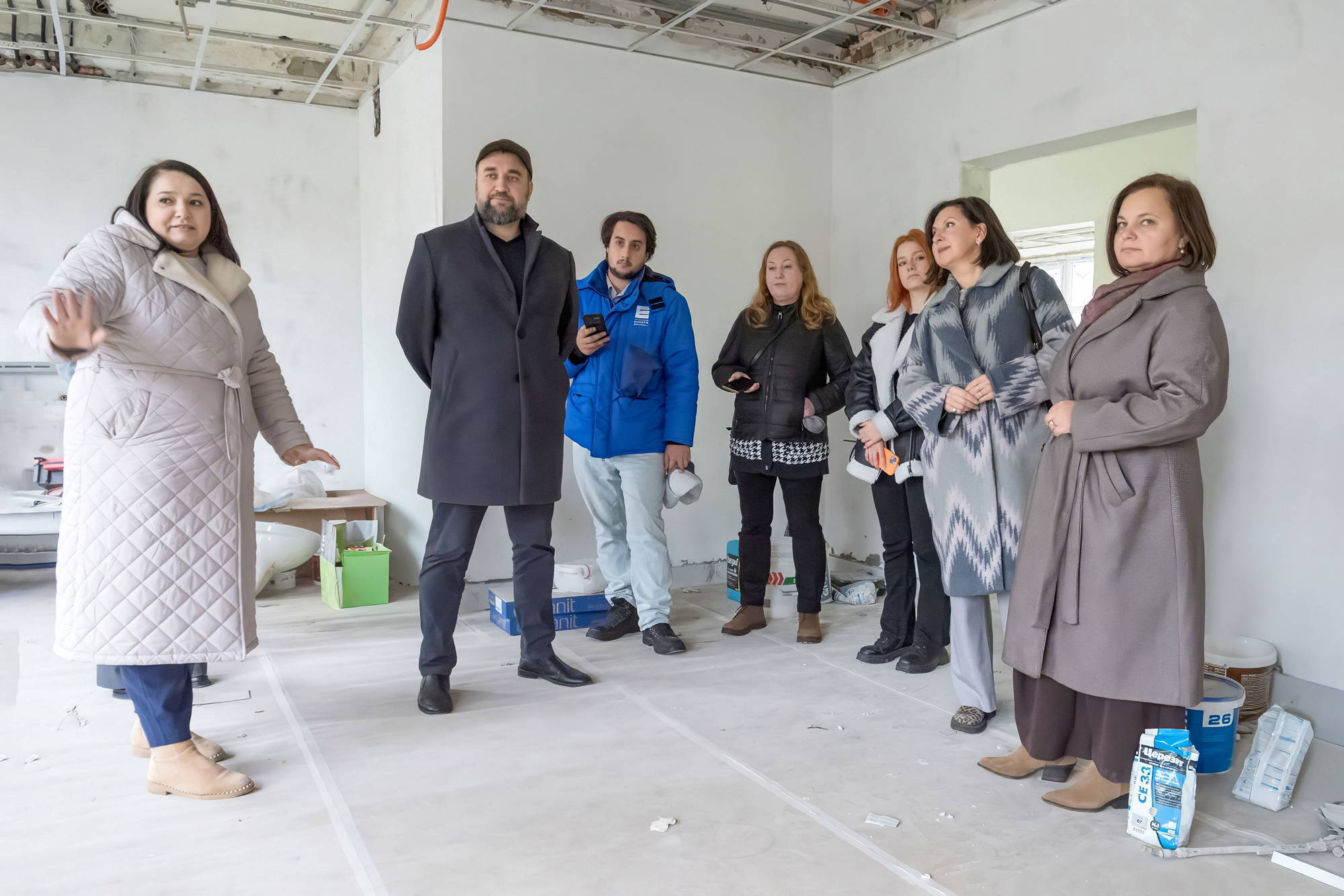 Депутаты городского Совета приняли участие в контрольном выезде, посвященном ходу ремонта волонтерского центра «Доброе дело» Депутаты городского Совета приняли участие в контрольном выезде, посвященном ходу ремонта волонтерского центра «Доброе дело»