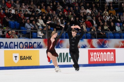 Завершился первый день соревнований этап Гран-при по фигурному катанию в Красноярске