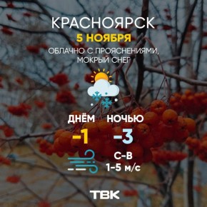 Погода на 5 ноября. ТВК