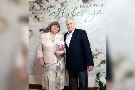 Супруги из Красноярского края отметили 55 лет совместной жизни
