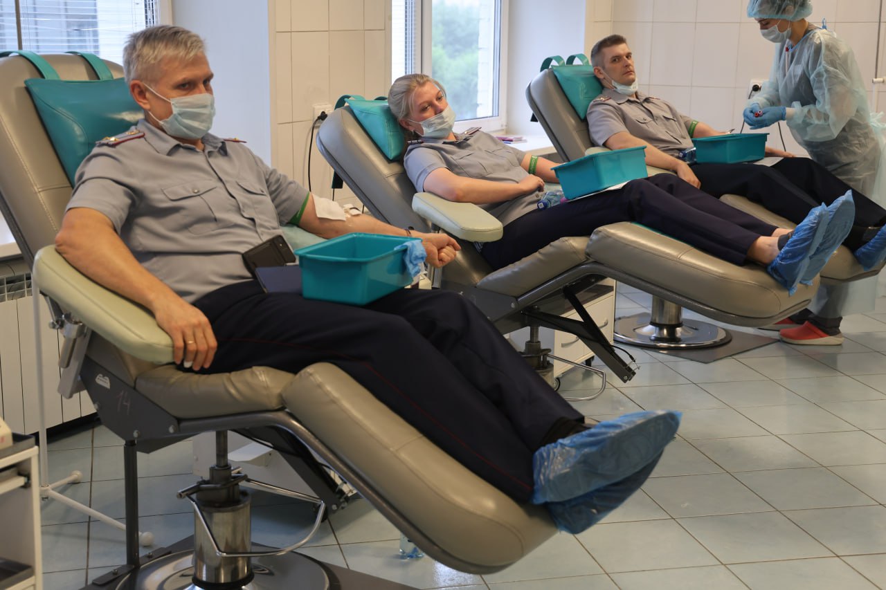 В текущем году 272 сотрудника и работника учреждений ГУФСИН России по Красноярскому краю стали донорами В текущем году 272 сотрудника и работника учреждений ГУФСИН России по Красноярскому краю стали донорами