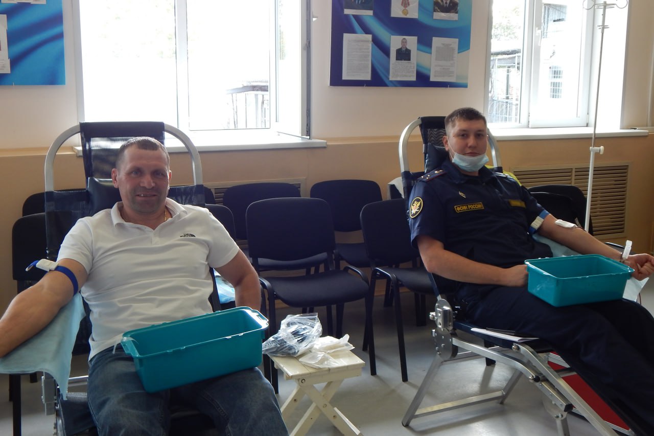 В текущем году 272 сотрудника и работника учреждений ГУФСИН России по Красноярскому краю стали донорами В текущем году 272 сотрудника и работника учреждений ГУФСИН России по Красноярскому краю стали донорами