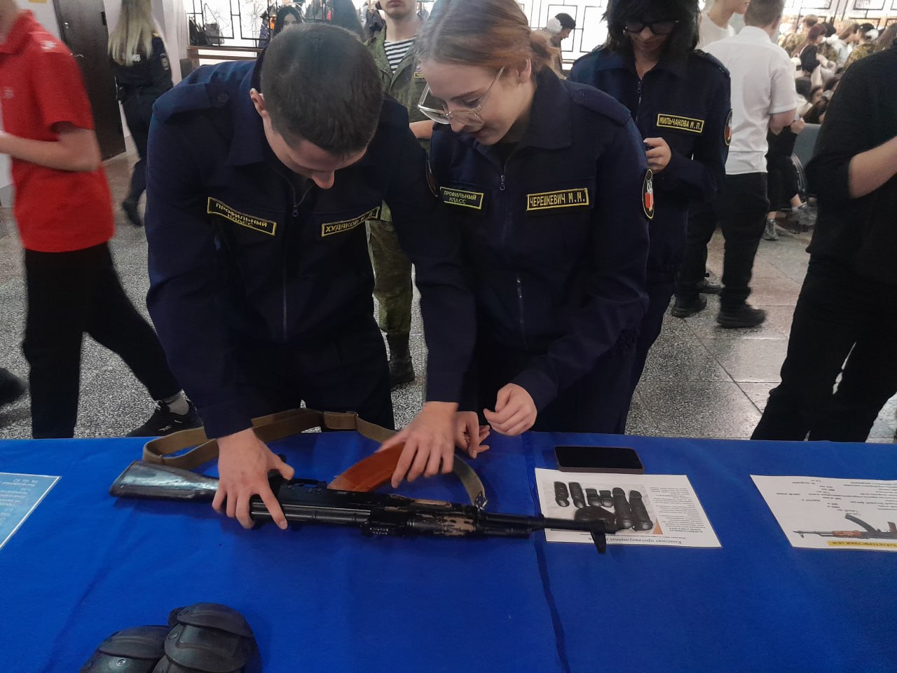 Сотрудники ИК-27 совместно с учащимися профильного класса ГУФСИН красноярской школы № 98 приняли участие в общегородском патриотическом форуме