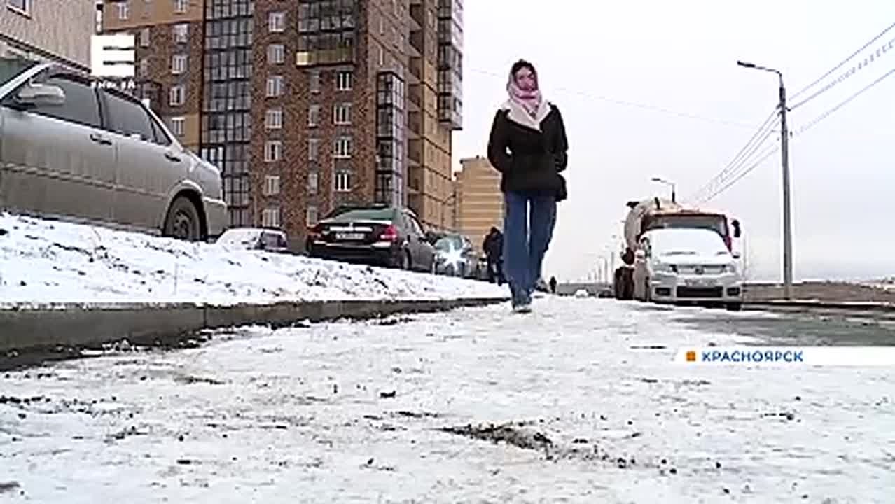 В Красноярске достроили дорогу на улице Гросовцев