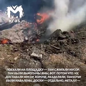 С компании, спалившей мусор в Снежногорске, взыскали 61,1 млн рублей