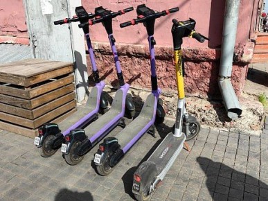 В Красноярске завершился сезон работы электросамокатов