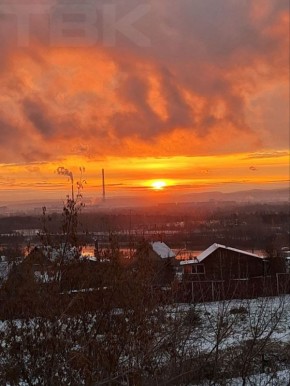 Сегодняшний рассвет. За фото спасибо подписчику ТВК