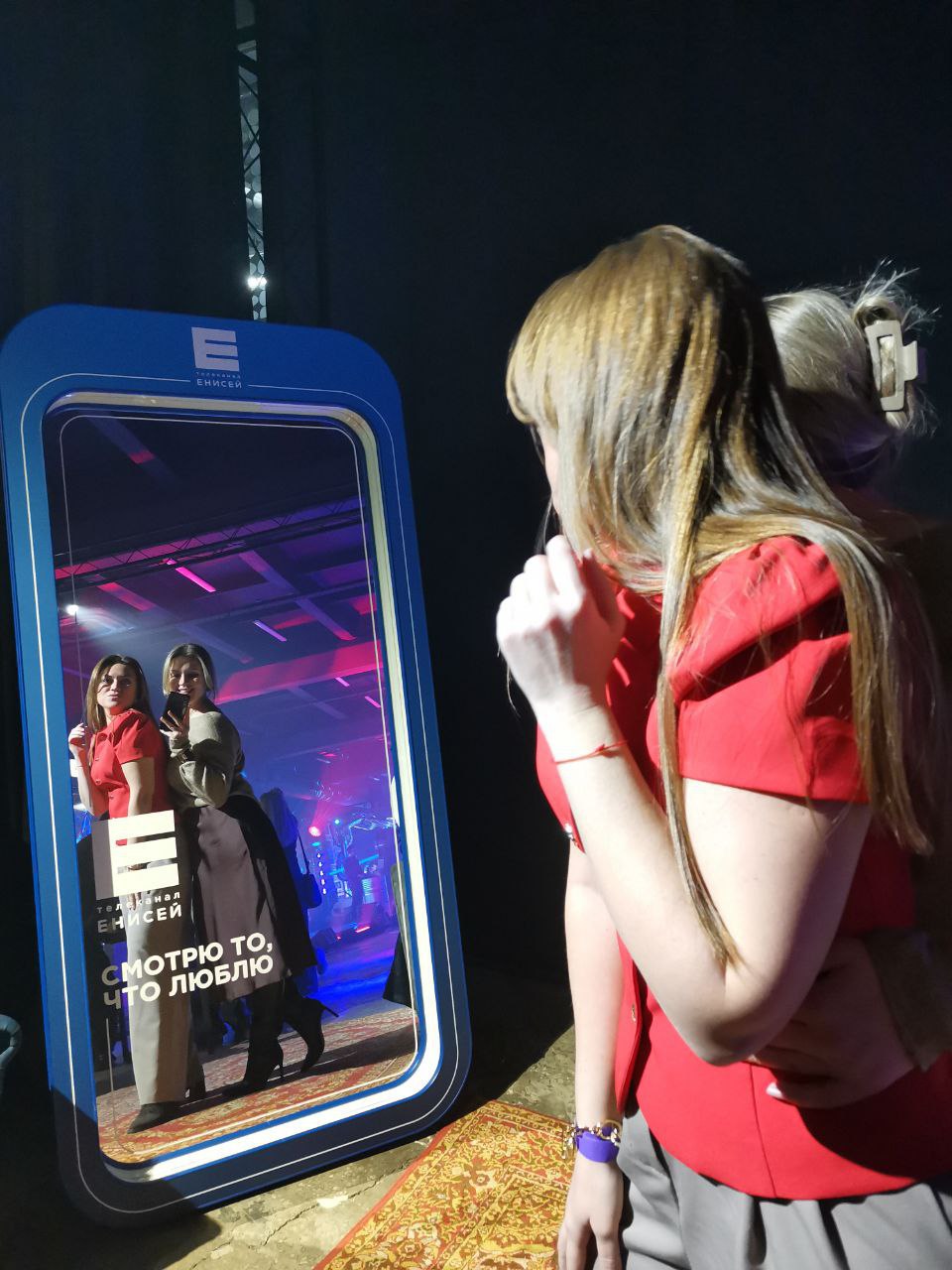 А мы уже встречаем наших гостей на площадке «Енисея» на «Медианочи»