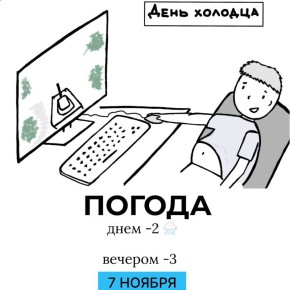 Погода на сегодня. Иллюстрация: Дмитрий Попугин @gornovosti