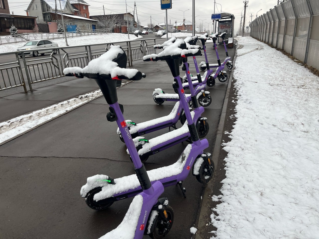 Сезон электросамокатов завершили в Красноярске