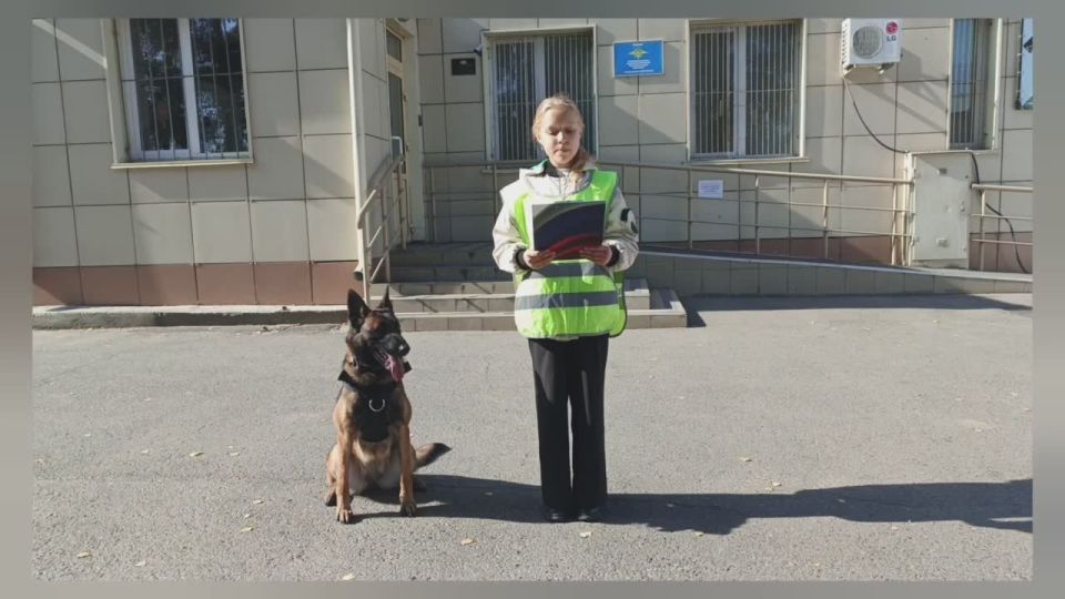 В Минусинске юный инспектор движения заняла призовое место в городском творческом конкурсе "Чтение в необычных местах!"