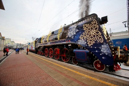 Поезд Деда Мороза приедет в Красноярский край в начале декабря (0+)