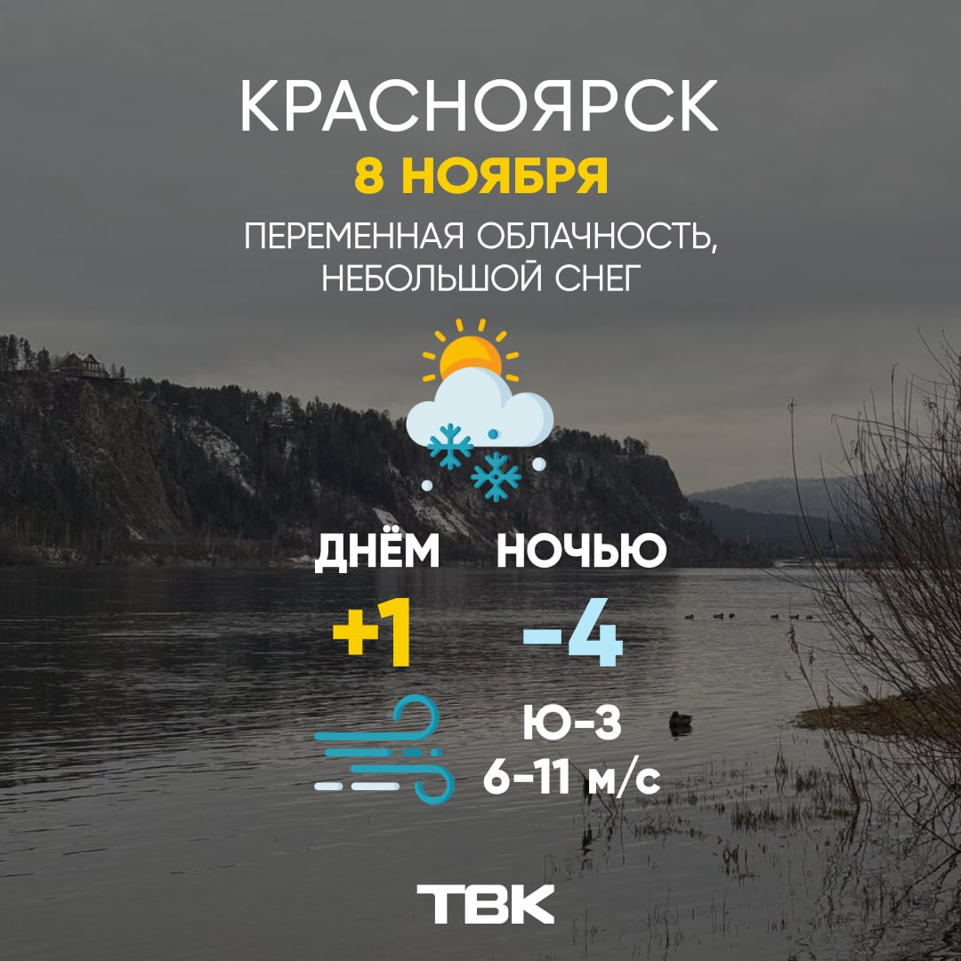 Сегодня +1 и небольшой снег