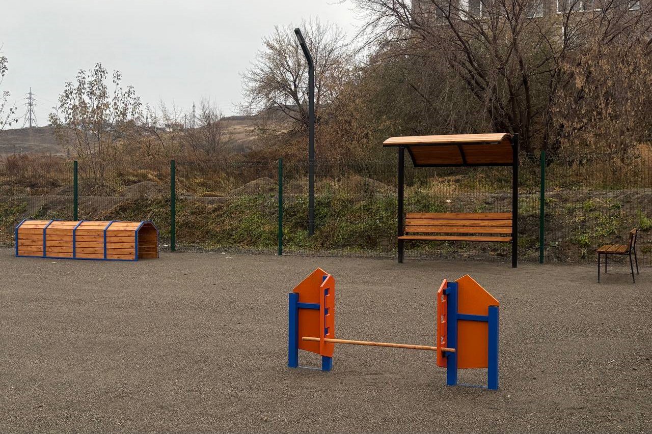 В Красноярске открыли две новые площадки для выгула собак