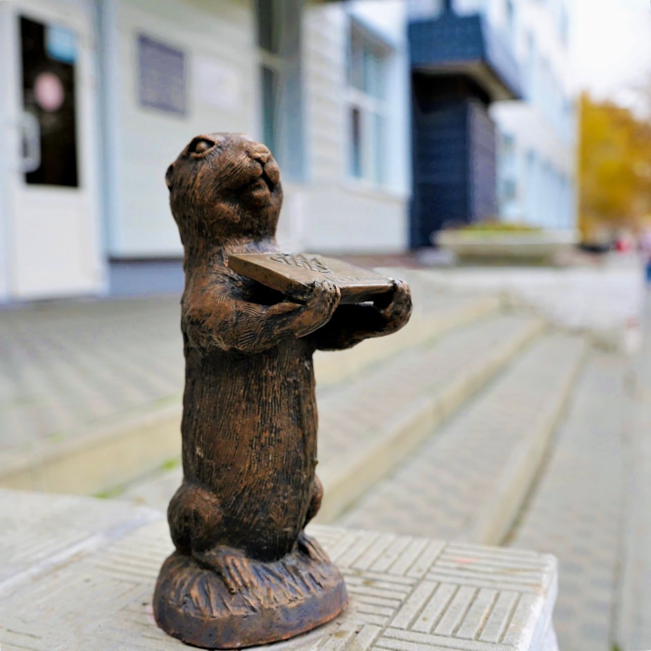 Знакомимся с волжскими сусликами, установленными к 70-летию города Знакомимся с волжскими сусликами, установленными к 70-летию города