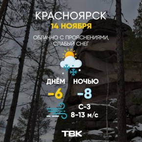 Погода на 14 ноября. ТВК