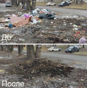 100 КамАЗов мусора вывезли со свалок в Ленинском районе Красноярска