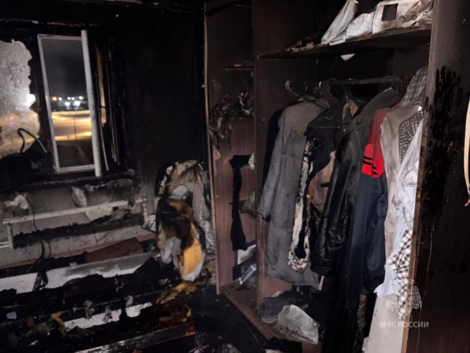 Мужчина погиб в пожаре из-за удлинителя