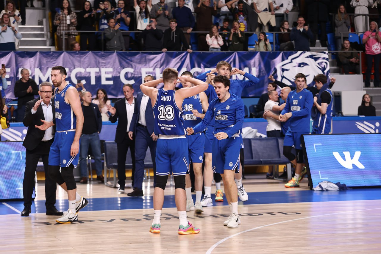 Красноярский баскетбольный «Енисей» одержал четвертую победу подряд