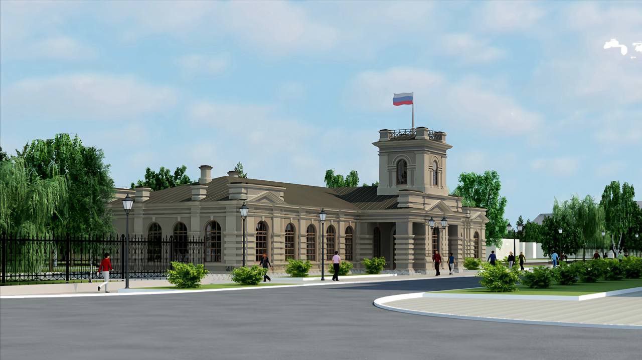 Красноярцам показали, как будет выглядеть новое здание Детской железной дороги