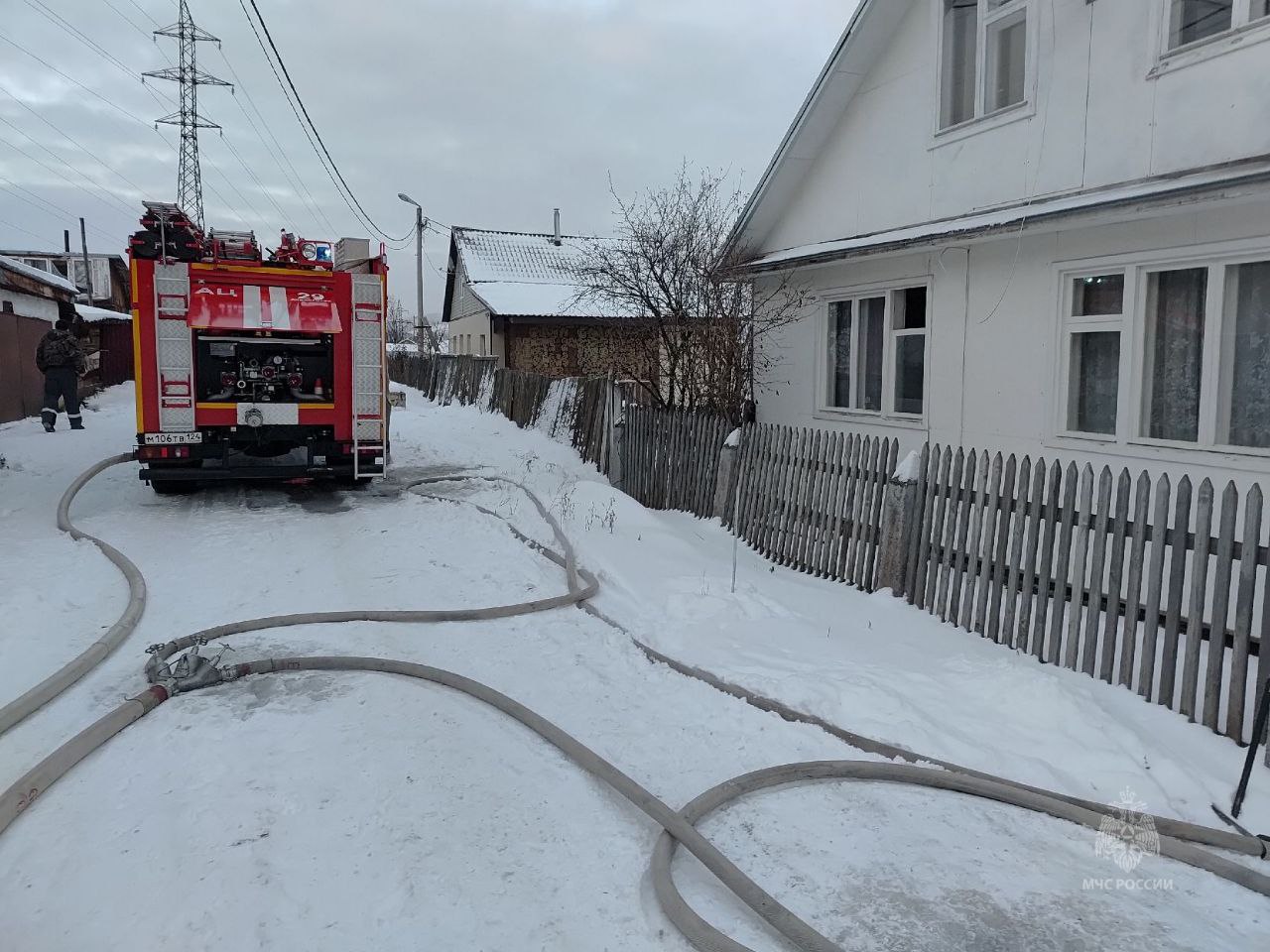 В Канске во время пожара погибла женщина-курильщица