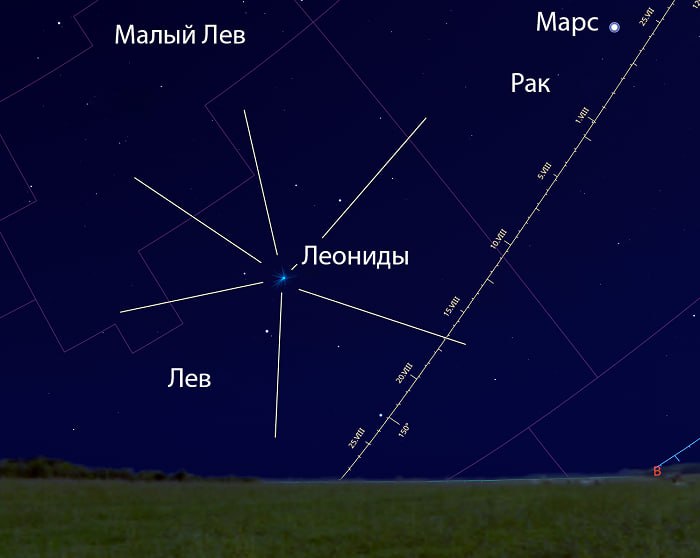 Сегодня ночью красноярцы смогут наблюдать самый яркий звездопад осени